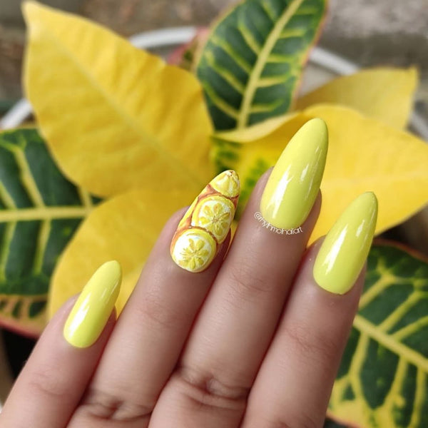 10 Must See Yellow Nail Art Ideas - Yellow Nail Art Inspirations