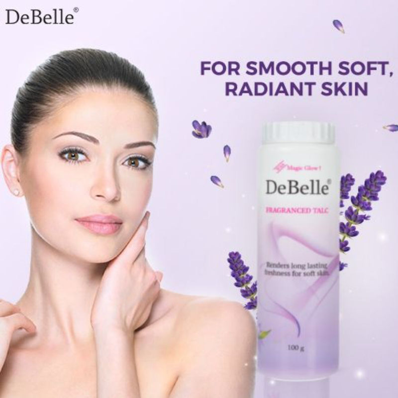 DeBelle Fragranced Talc combo pack of 3 - 100g each