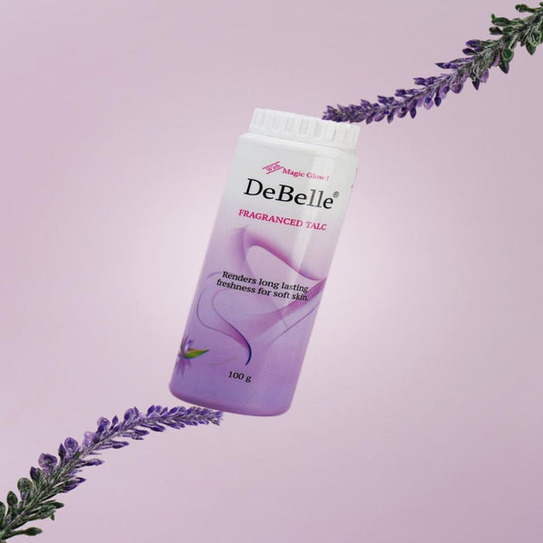 DeBelle Fragranced Talc combo pack of 3 - 100g each - DeBelle Cosmetix Online Store