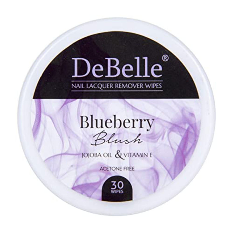 DeBelle Nail Lacquer Remover Wipes - Blueberry Blush & Green Tea Gush Combo