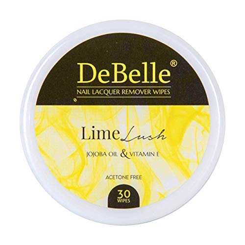 DeBelle Nail Lacquer Remover Wipes - Lime Lush & Blueberry Blush - DeBelle Cosmetix Online Store