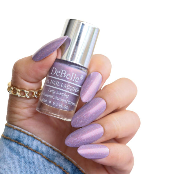 Purple Glitter Gradient Gel Nail Strips | Ursula | Danni & Toni