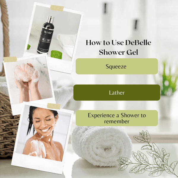 DeBelle Gel Douche Shower Gel Combo of 2 (Haute Noir) - DeBelle Cosmetix Online Store