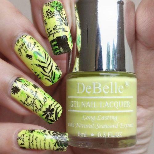 DeBelle Gel Nail Lacquer Lemon Tart (Lemon Yellow), 8ml