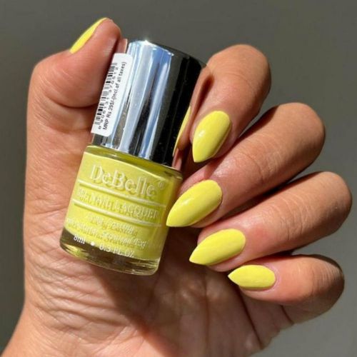 DeBelle Gel Nail Lacquer Lemon Tart (Lemon Yellow), 8ml