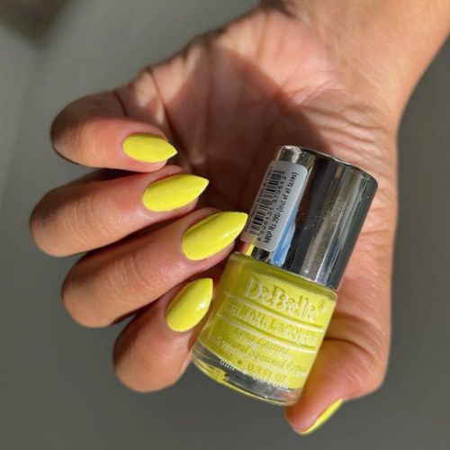 DeBelle Gel Nail Lacquer Lemon Tart (Lemon Yellow), 8ml - DeBelle Cosmetix Online Store