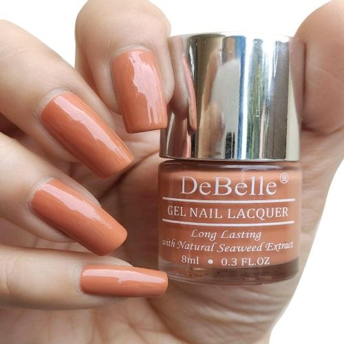 DeBelle Gel Nail Lacquer Maple Tan (Tan Brown), 8ml