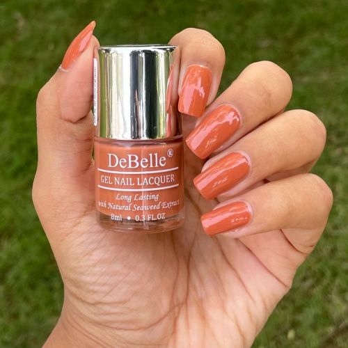 DeBelle Gel Nail Lacquer Maple Tan (Tan Brown), 8ml