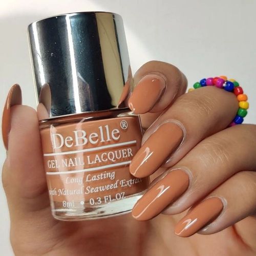 DeBelle Gel Nail Lacquer Maple Tan (Tan Brown), 8ml