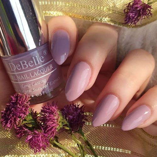 DeBelle Gel Nail Lacquer Mary Magnolia - (Pastel Lavender Nail Polish), 8ml