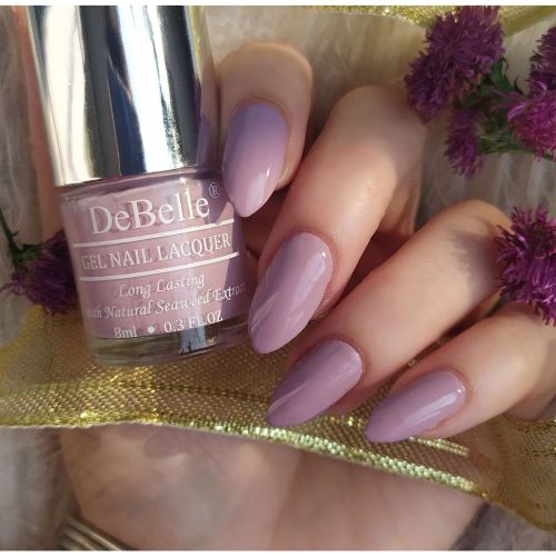 DeBelle Gel Nail Lacquer Mary Magnolia - (Pastel Lavender Nail Polish), 8ml