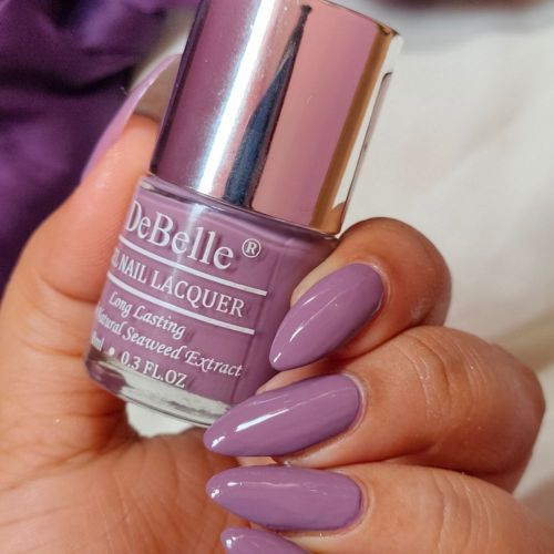 DeBelle Gel Nail Lacquer Mauve Orchid - (Dark Mauve Nail Polish), 8ml