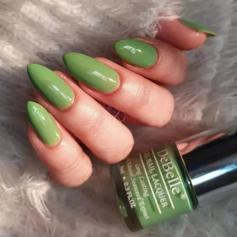 DeBelle Gel Nail Lacquers Mystique Green & Royale' Cocktail