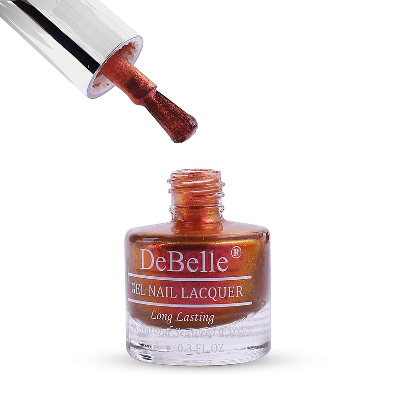 DeBelle Gel Nail Lacquer Queen Athena(Pink Gold), 8ml