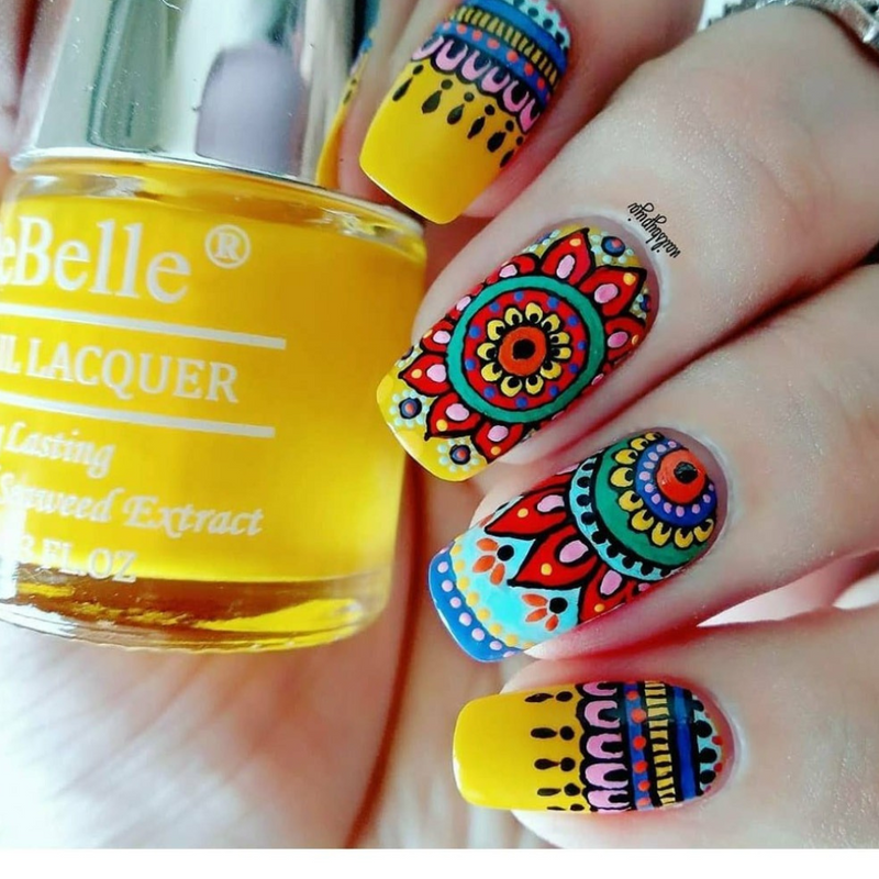 DeBelle Gel Nail Lacquers Combo( Princess Belle & Caramelo Yellow) - DeBelle Cosmetix Online Store