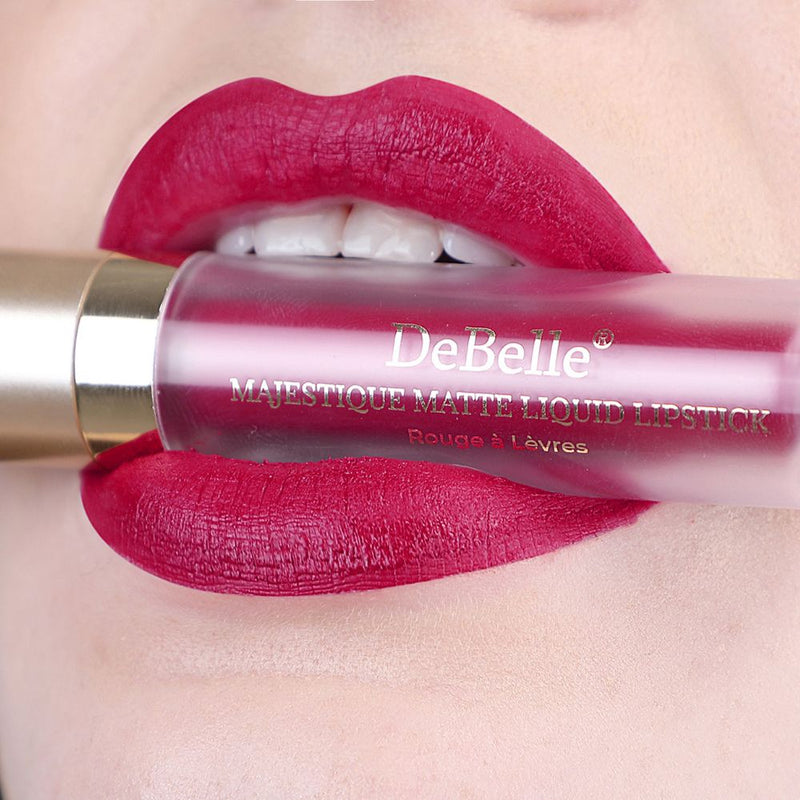 DeBelle Majestique Matte Liquid Lipstick Cabernet Gabrielle(Fuschia Pink),3.5 ml