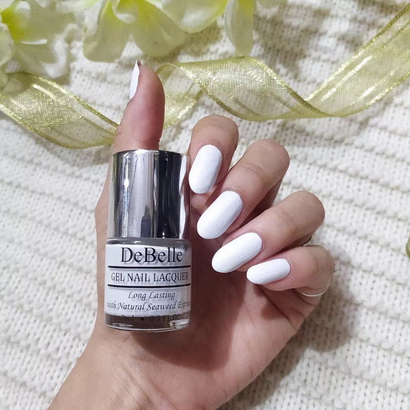 DeBelle Gel Nail Lacquer Vanilla Croissant - White Nail Polish 8ml