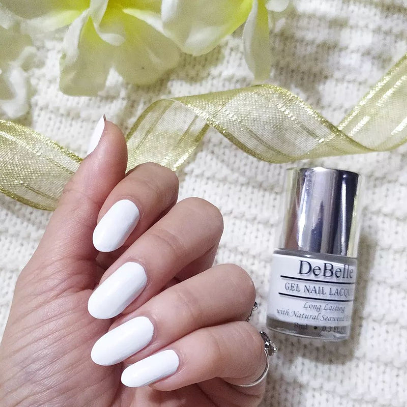 DeBelle Gel Nail Lacquer Vanilla Croissant - White Nail Polish 8ml