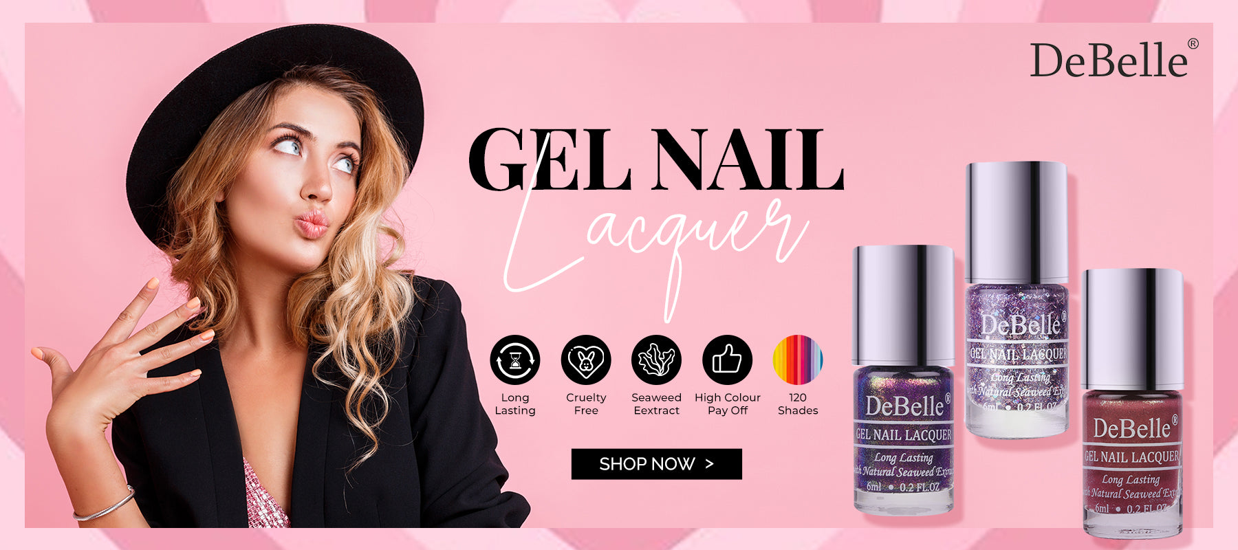 DeBelle Gel Nail Polish - Estella  Sugar Finish Nail Polish – DeBelle  Cosmetix Online Store