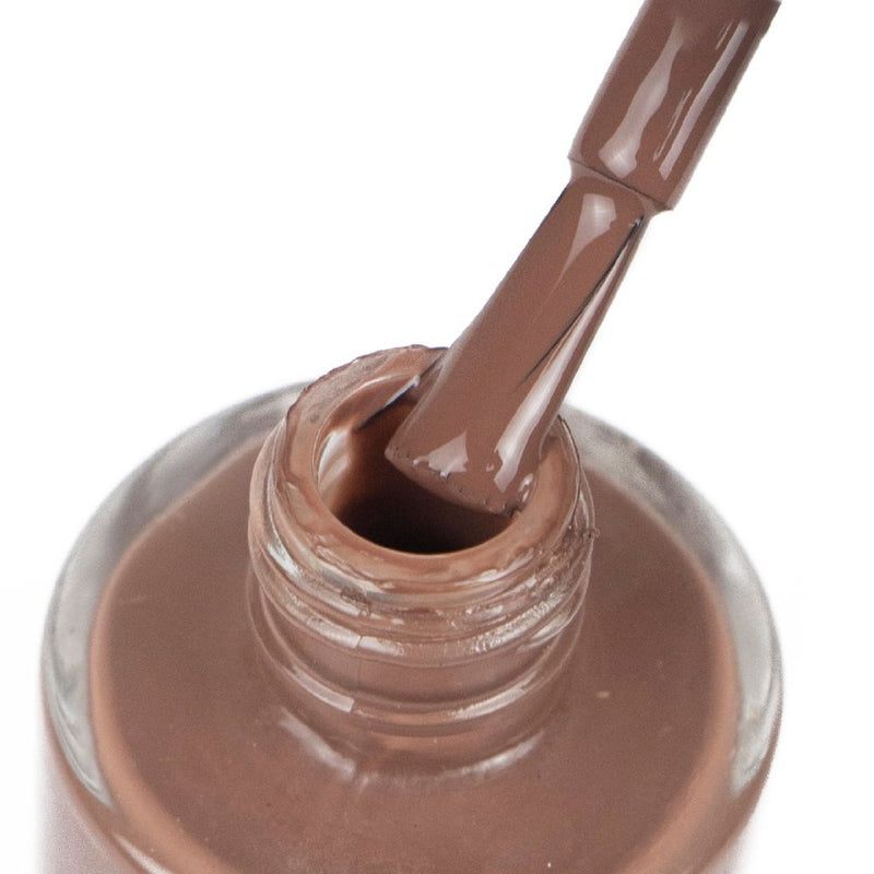 DeBelle Gel Nail Lacquer Woody Chocolate (Chocolate Brown Nail Polish), 8ml